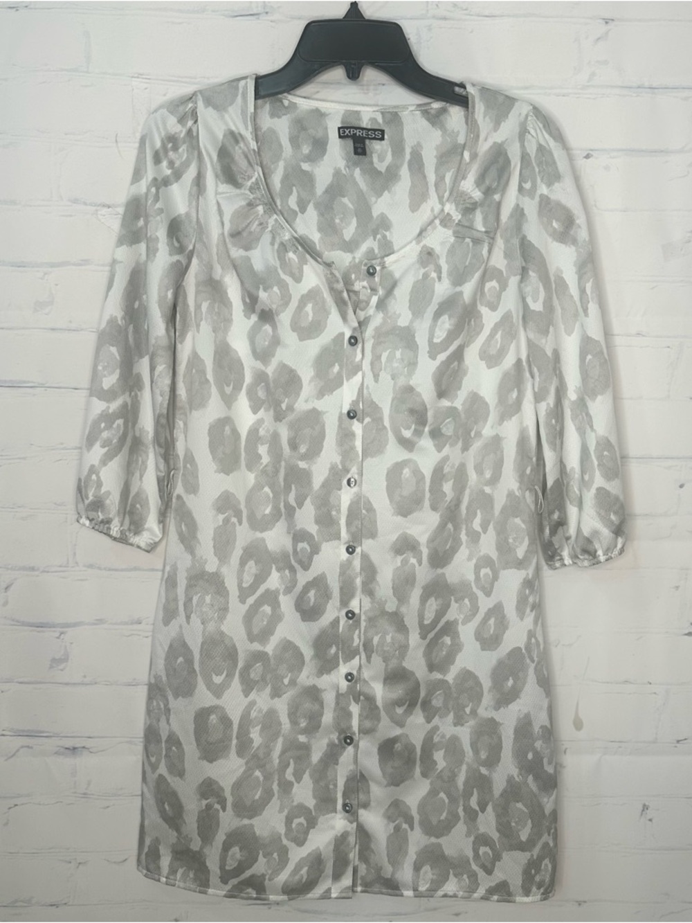 Women’s Express XS‎ White Short Sleeve Dress